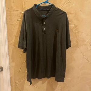 Ralph Lauren Men's Charcoal Polo Shirt